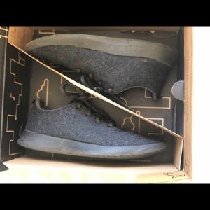 ALLBIRDS Wool Runners Size 8 Natural Black